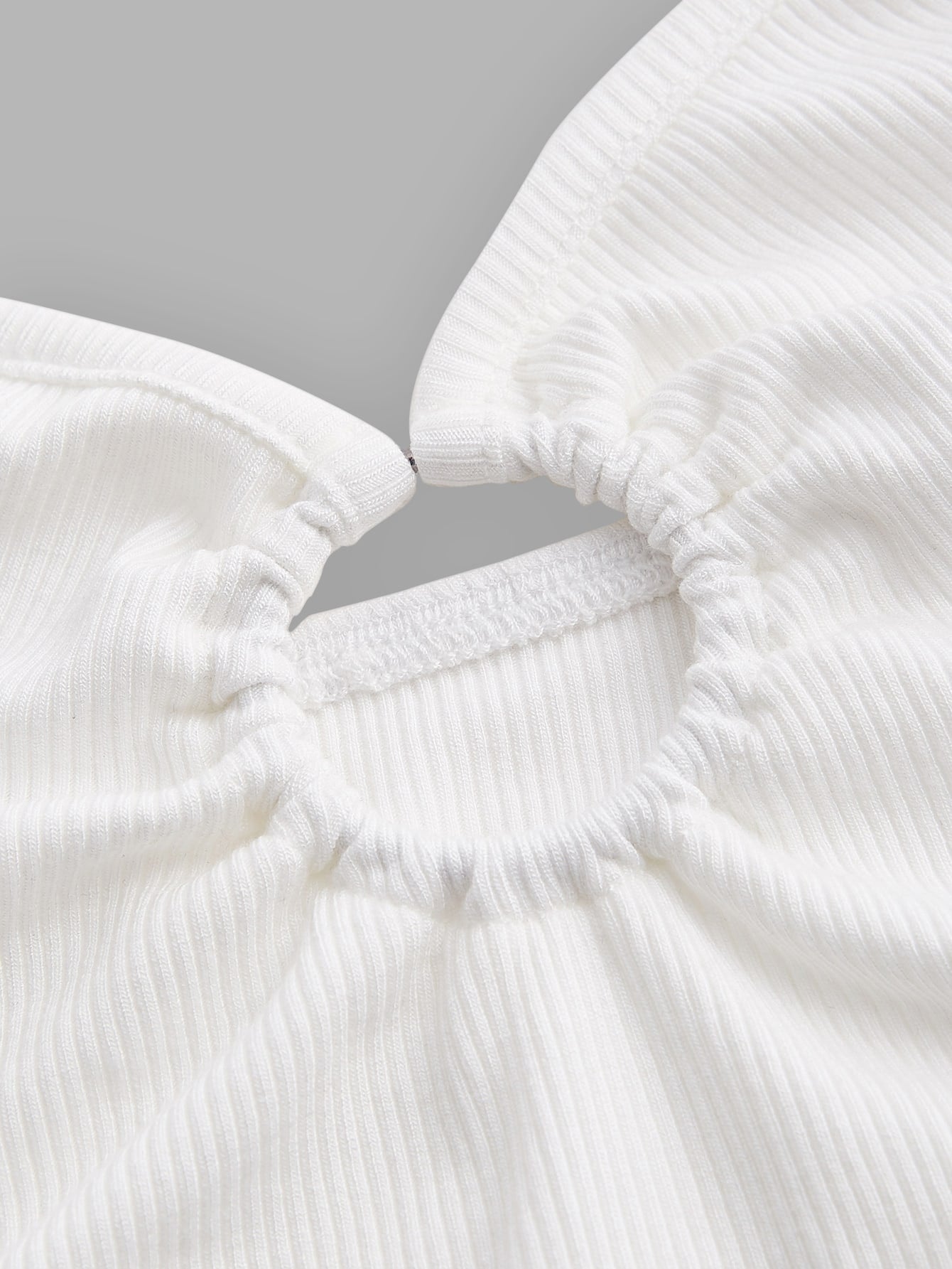 Trägertop mit Ring Bindung, Kreuzgurt auf Rücken