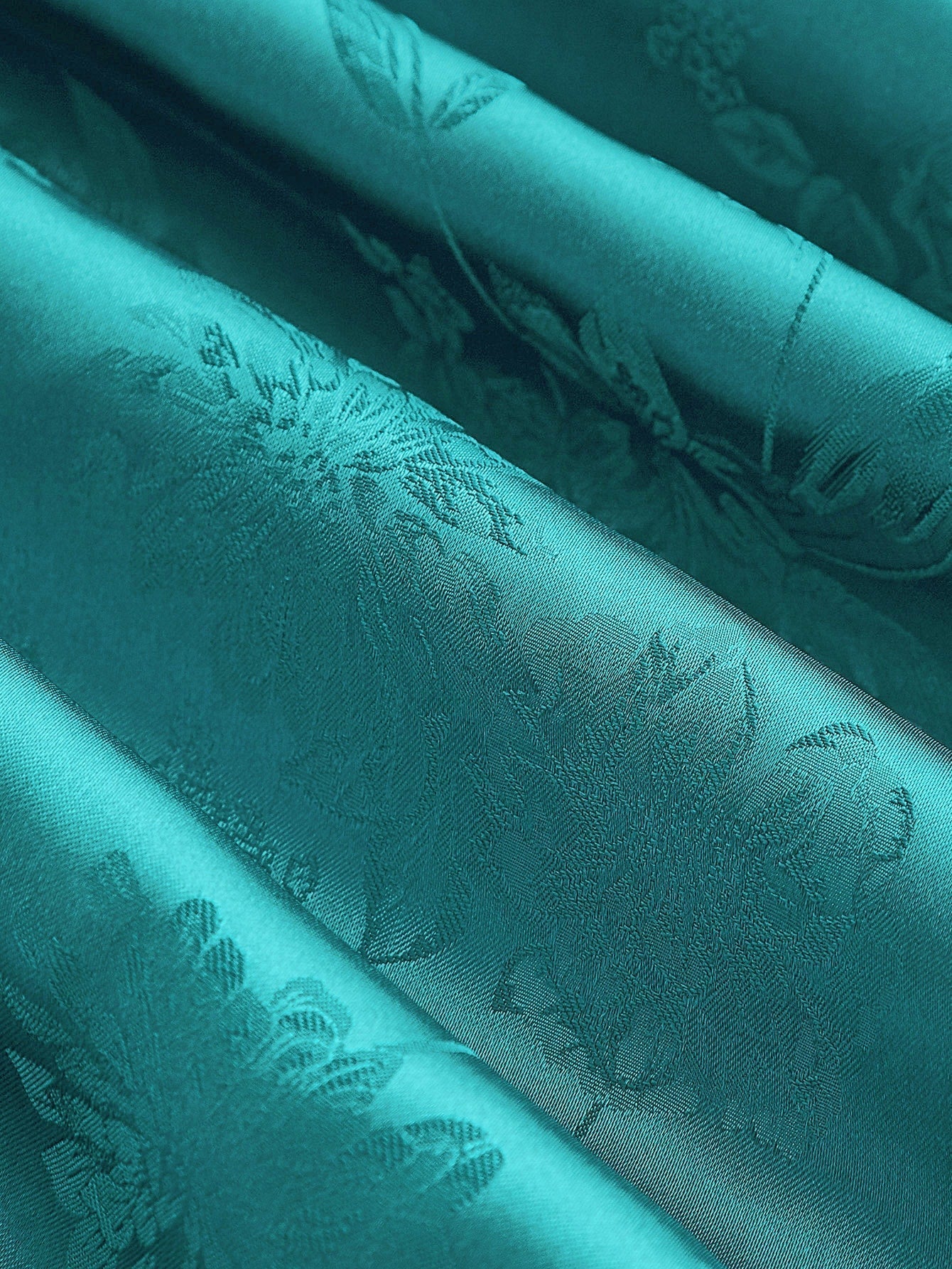 Belle Jacquard Satin Cami Kleid