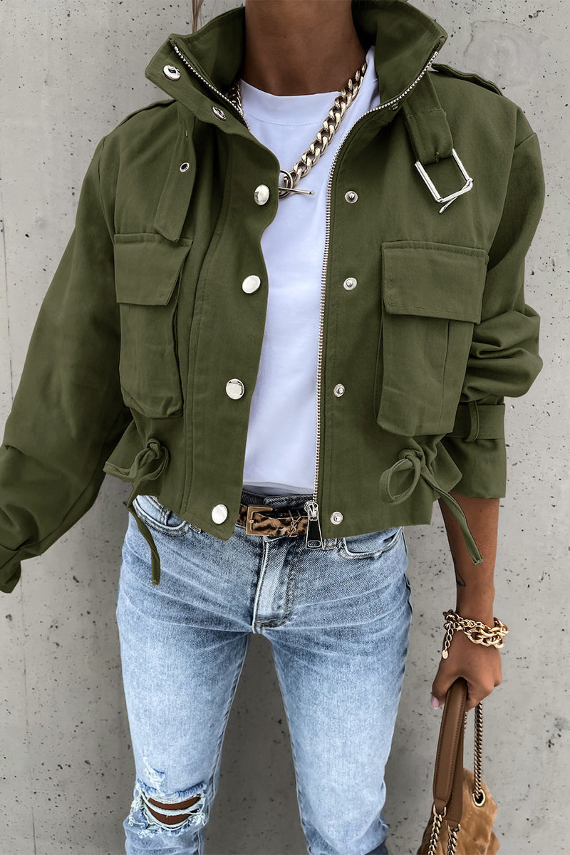 Elowen™ - O Neck Street Style Oberbekleidung  (50% RABATT)