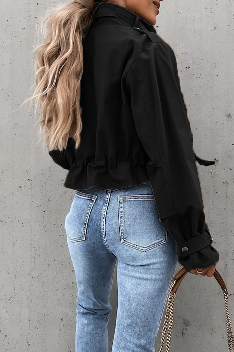 Elowen™ - O Neck Street Style Oberbekleidung  (50% RABATT)