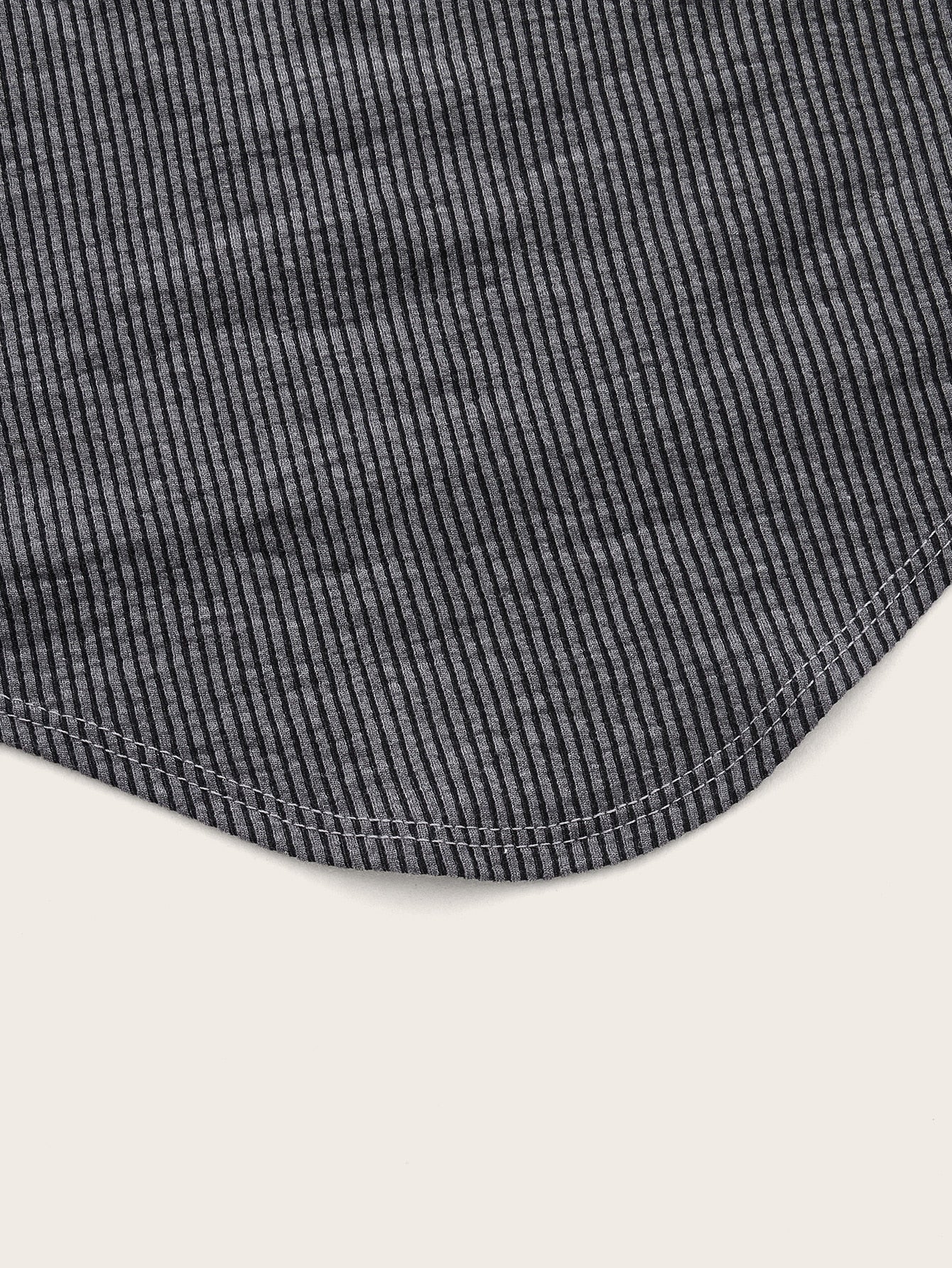 Crop Tube Top mit Rippenstrick Strass, Ring Dekor, Bandana Saum