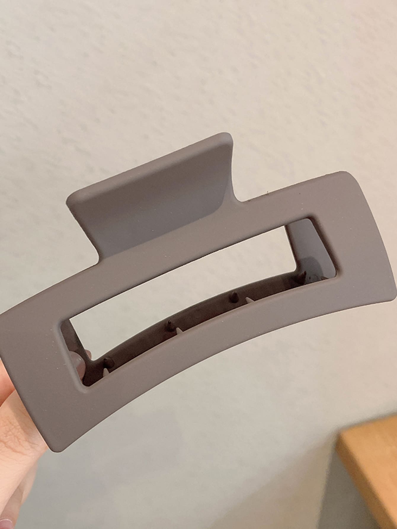 3 Stücke Haarklammer mit Loch, Rechteck