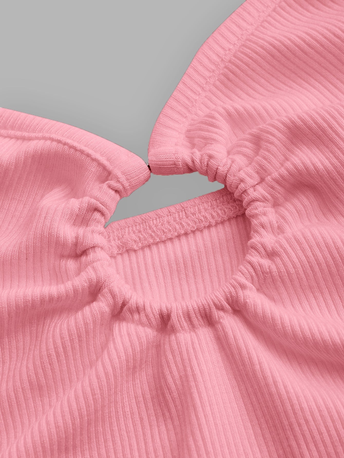 Trägertop mit Ring Bindung, Kreuzgurt auf Rücken