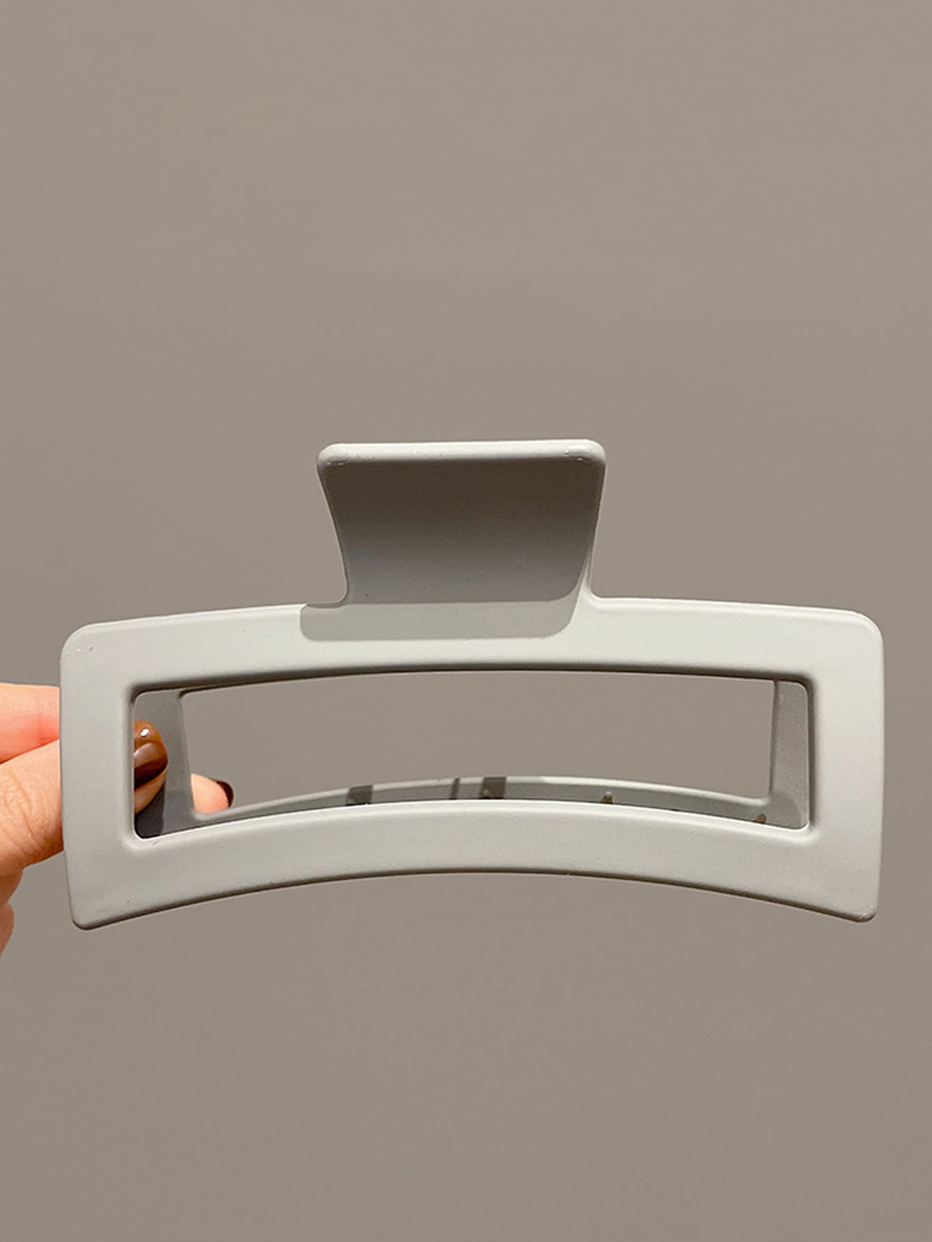 3 Stücke Haarklammer mit Loch, Rechteck