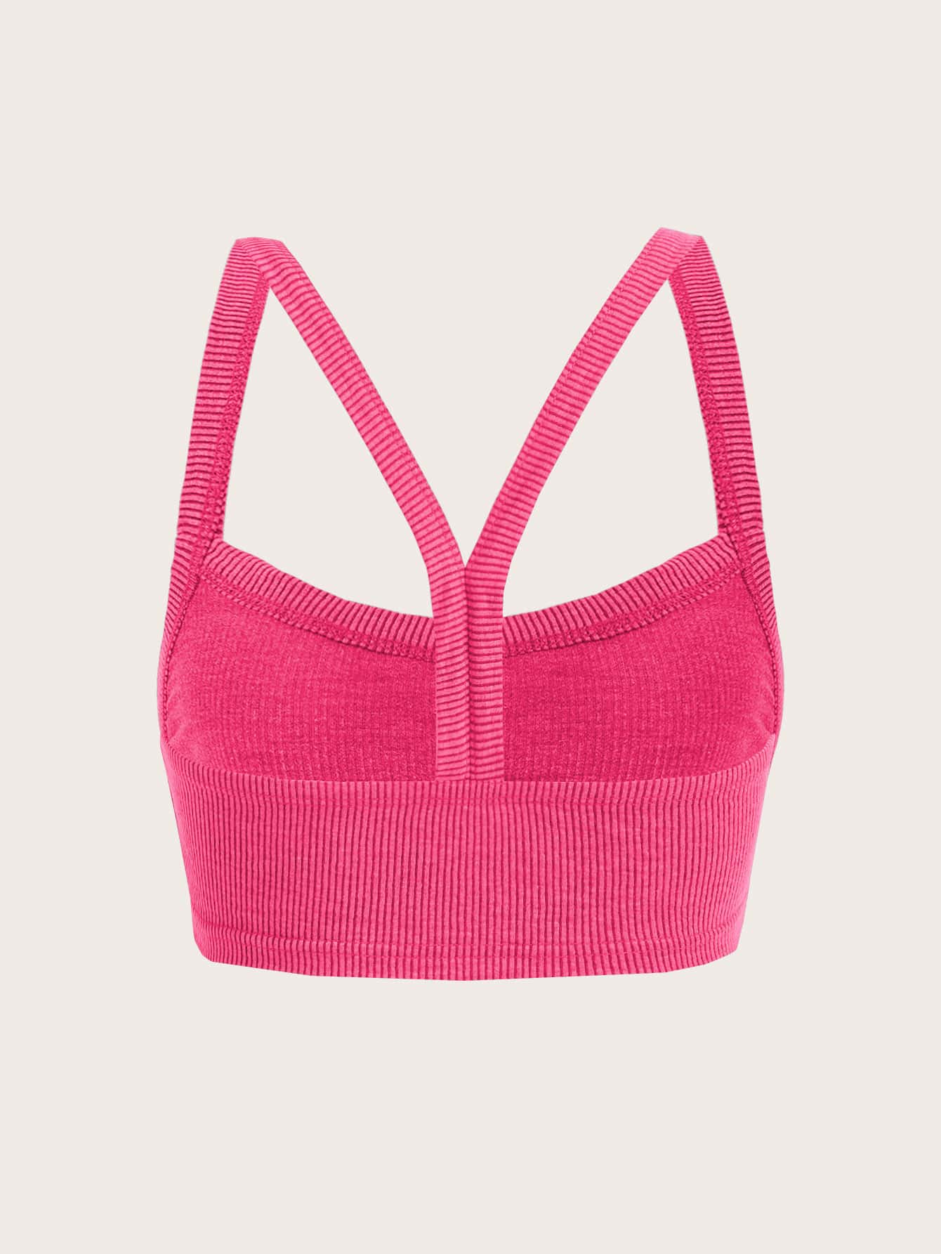 ICON Crop Cami Top mit Buchstabe Flicken Detail