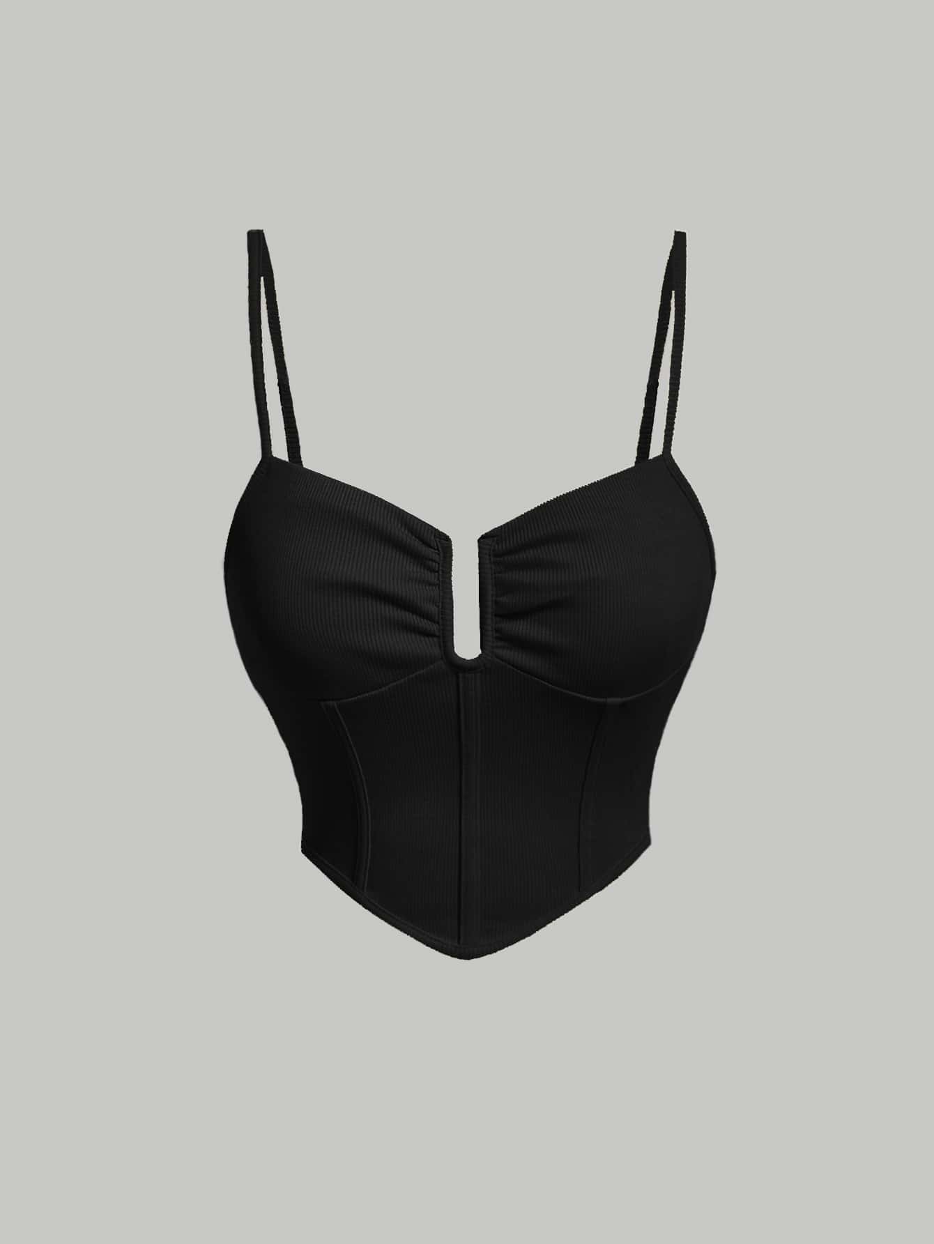 Cami Top mit Zipfelsaum