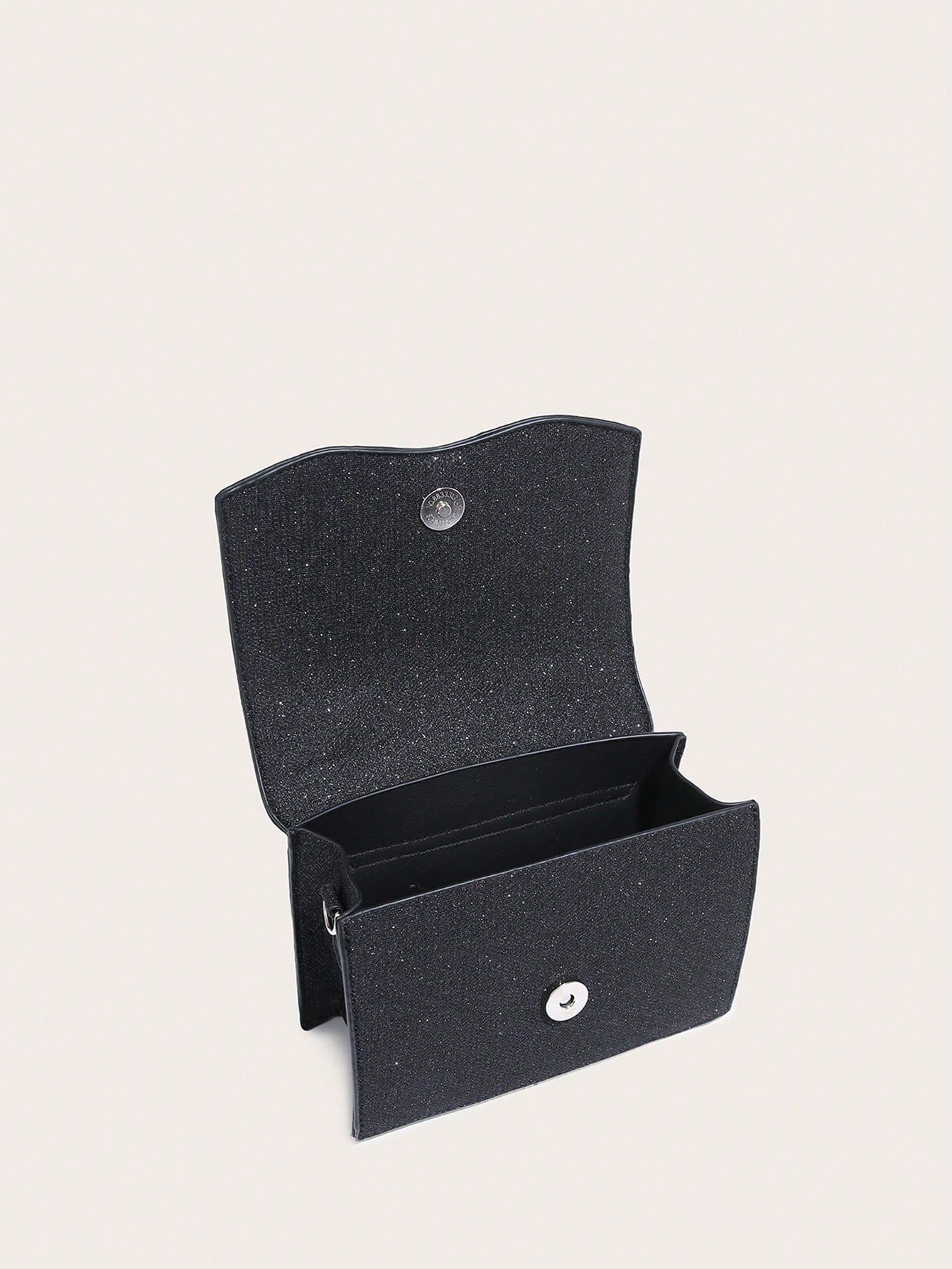 Quadratische Tasche mit Mini Strass, & Schleife Dekor, PU Klappe, für Täglich