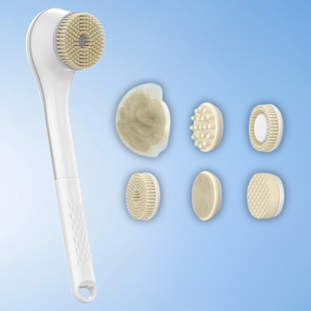 SensaGlow™ | Entfesseln Sie Ihre Frische mit unserer wasserdichten Silikon-Körperbürste