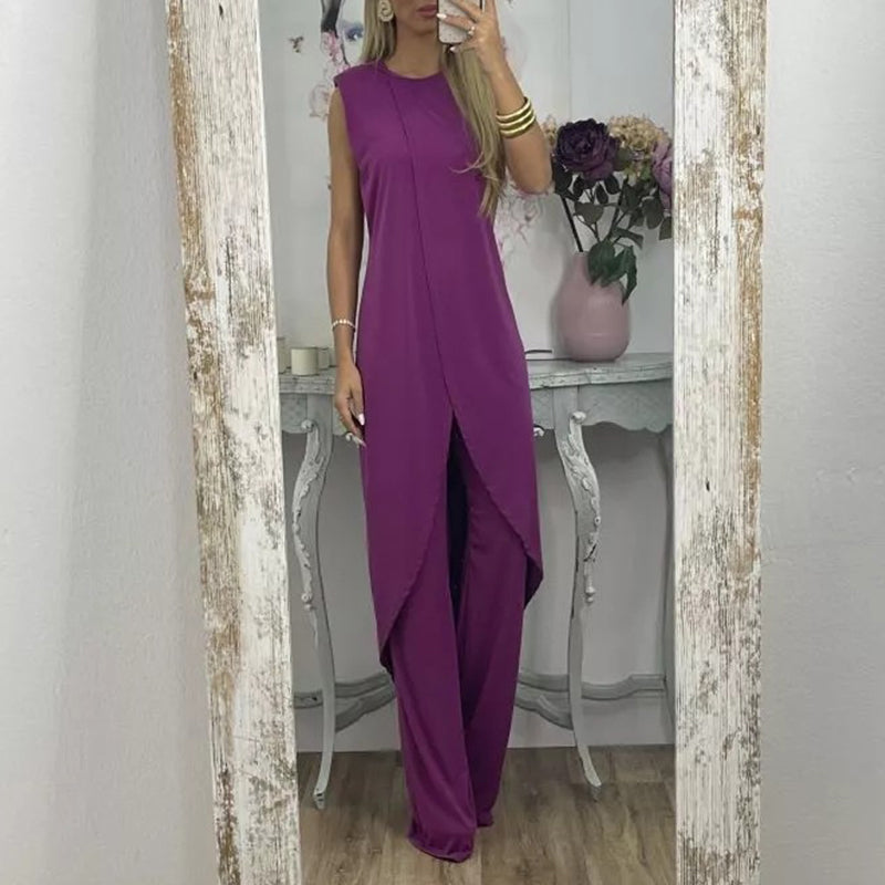 SomBlose™ 2.0 | Zweiteiliges ärmelloses Set mit Rundhalsausschnitt für Frauen