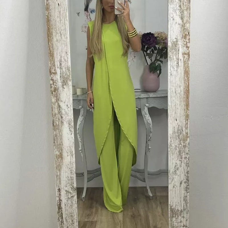 SomBlose™ 2.0 | Zweiteiliges ärmelloses Set mit Rundhalsausschnitt für Frauen