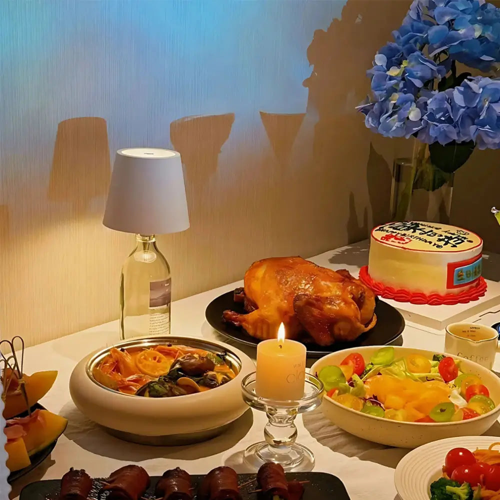 VinoGlow™ | USB-Ladung Touch Control Flaschenlampe mit stufenloser Dimmung für Schreibtisch oder Bar