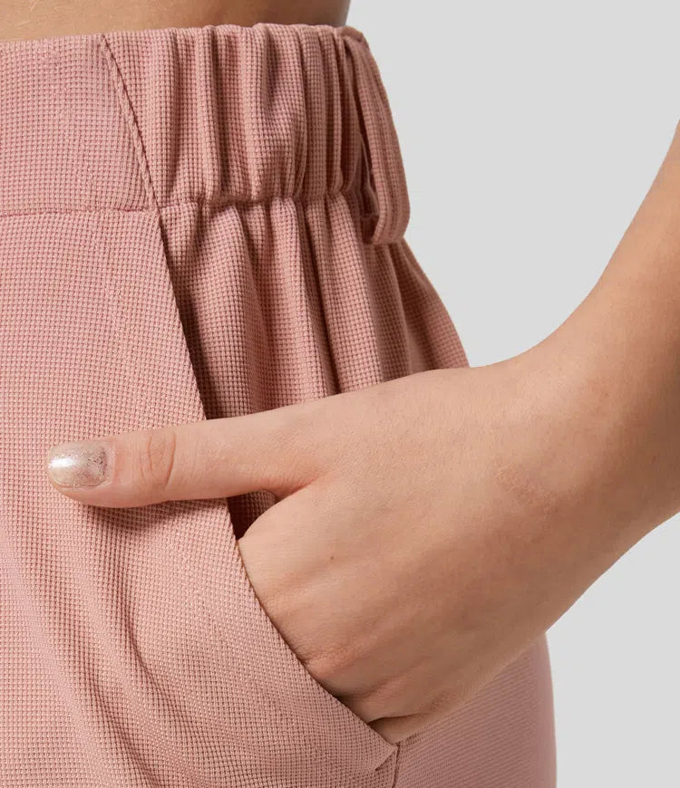 Rikke™ - Klassische Hose Mit Hoher Taille Und Weiten Beinen (50% RABATT)