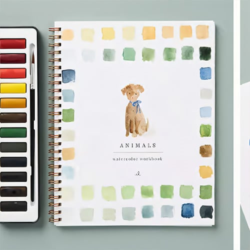 AquaBliss™ | Aquarell-Lernbuch für Anfänger