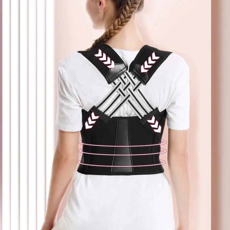 PostureFit™ | Verstellbarer Rückenstützgürtel für die Ausrichtung von Taille und Wirbelsäule