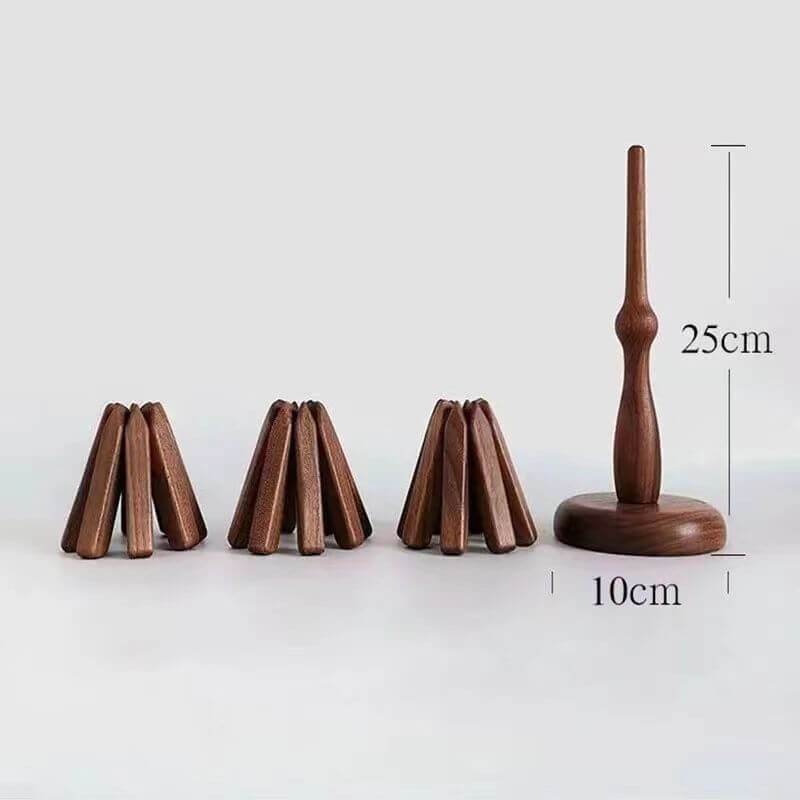 Treeva™ - Hochwertige Holzuntersetzer für stilvolle Tische (50% Rabatt)