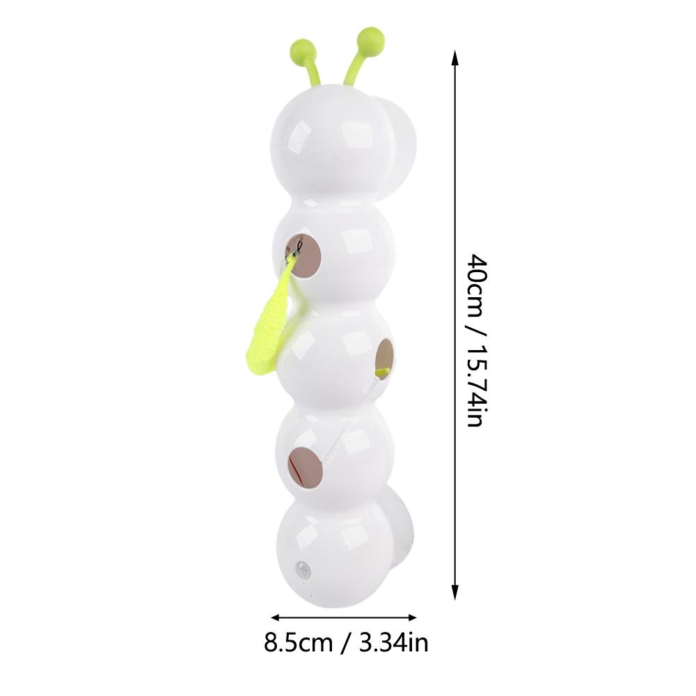 PounceMate™ | Stimulierendes zappelndes Wurmspielzeug für aktive Katzen