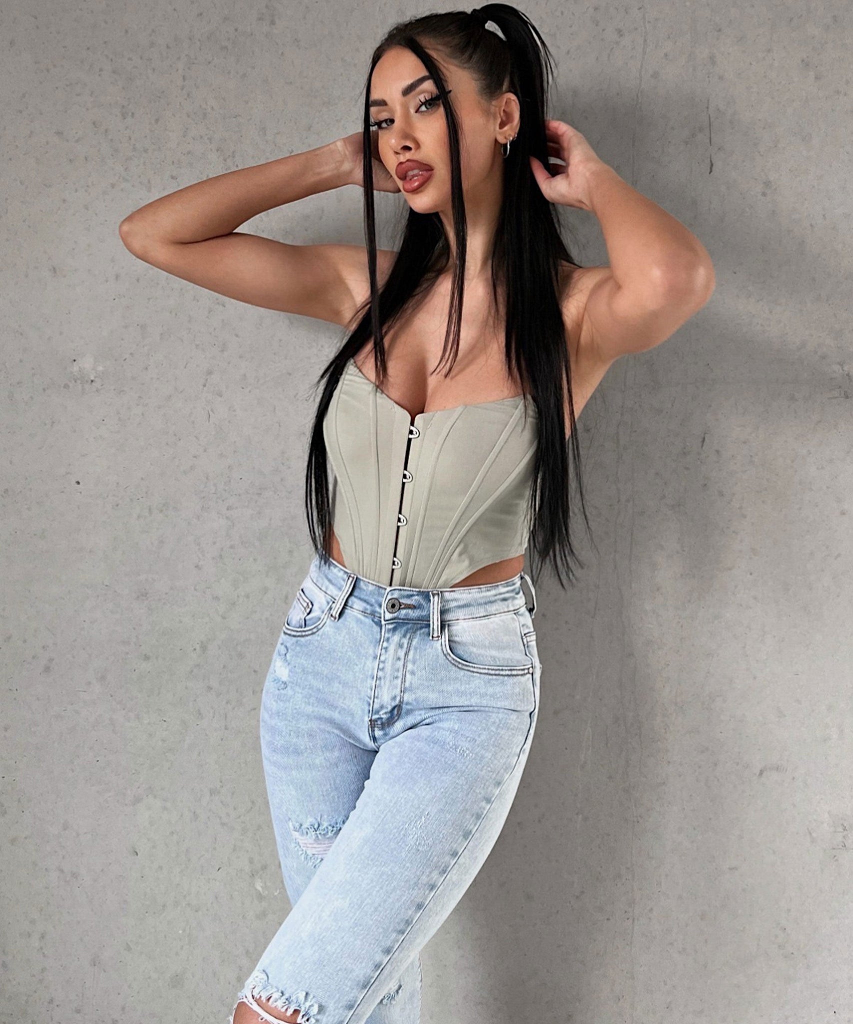 Skinny Jeans Pilar Hellblau