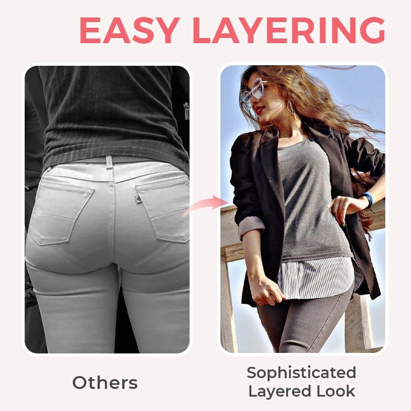 LaziLayer™ - Frau Layering Shirt Extender (50% RABATT)