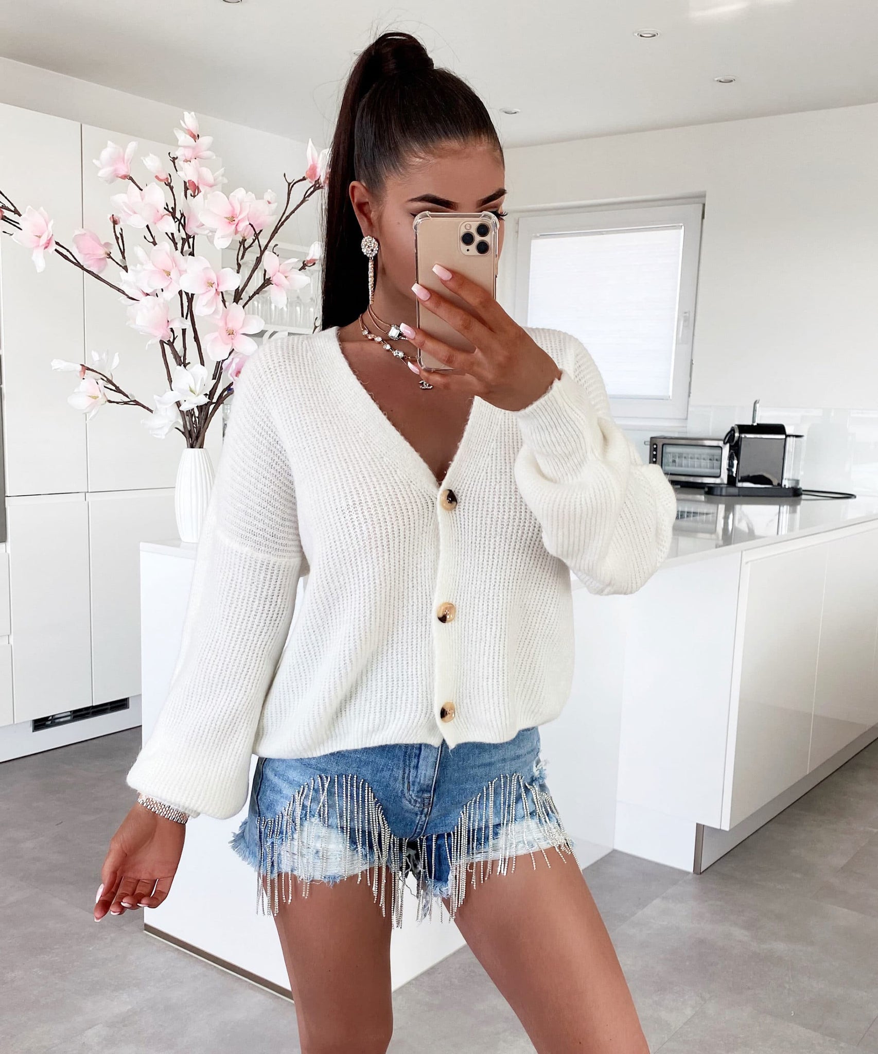 Jäckchen Jade Weiß