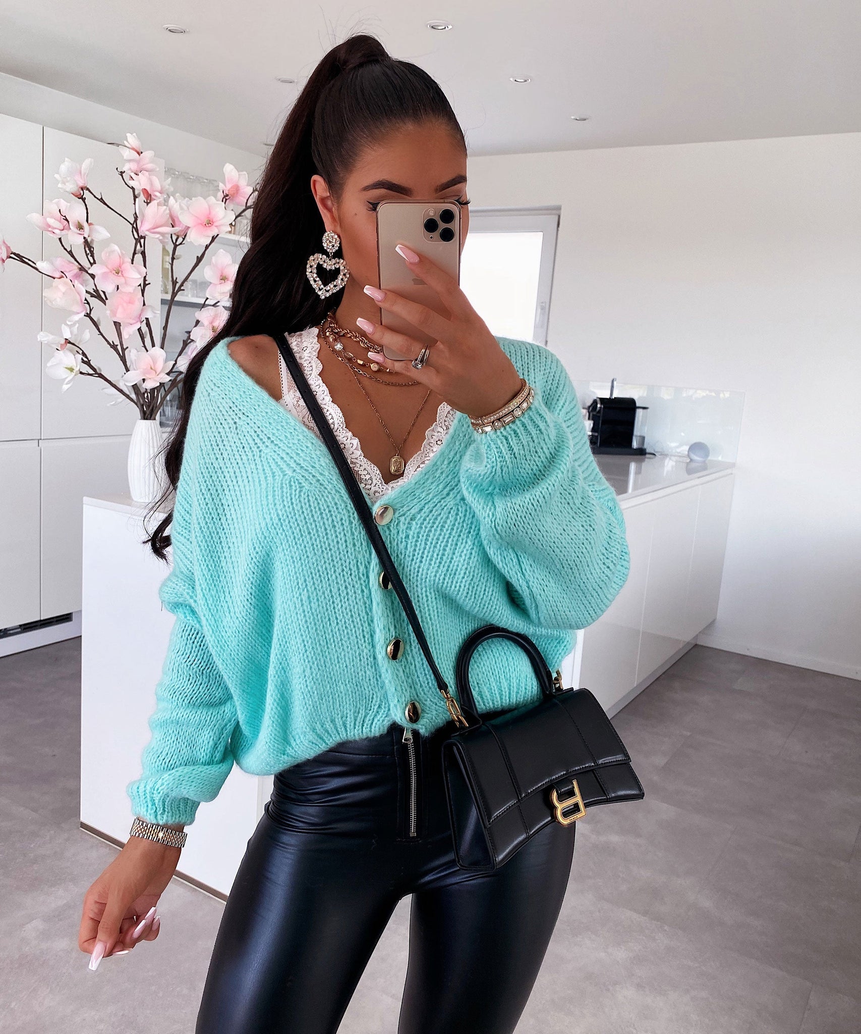 Cardigan Luna Türkis