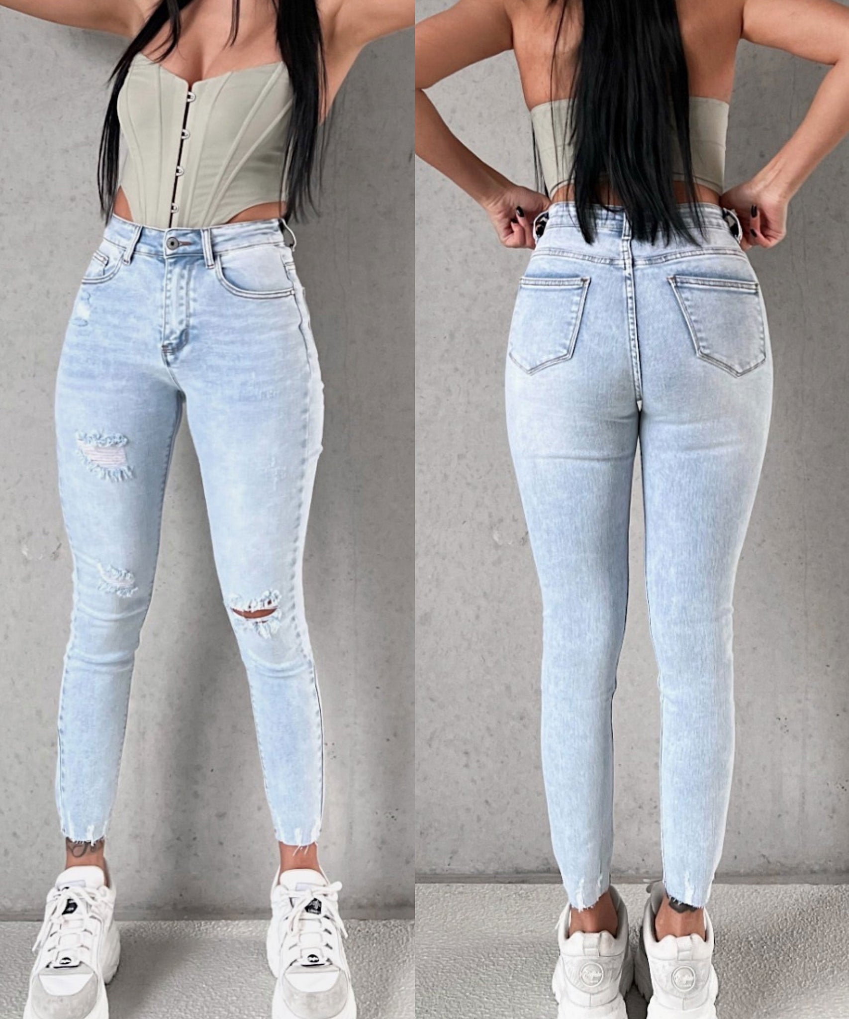 Skinny Jeans Pilar Hellblau