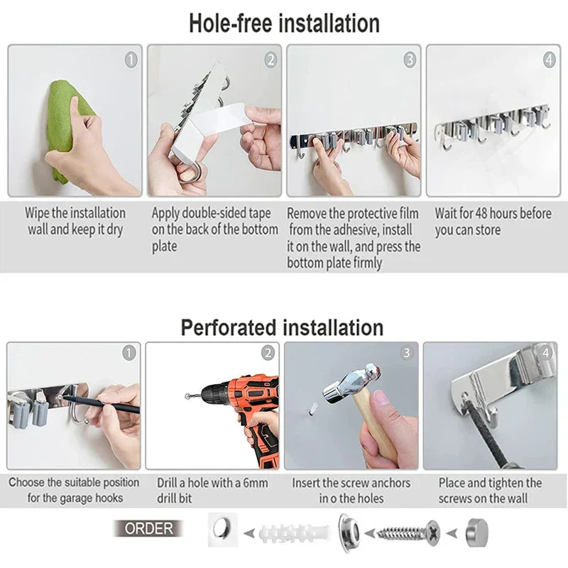 MopHolder™ - Besenhaken Aus Edelstahl(50% RABATT)