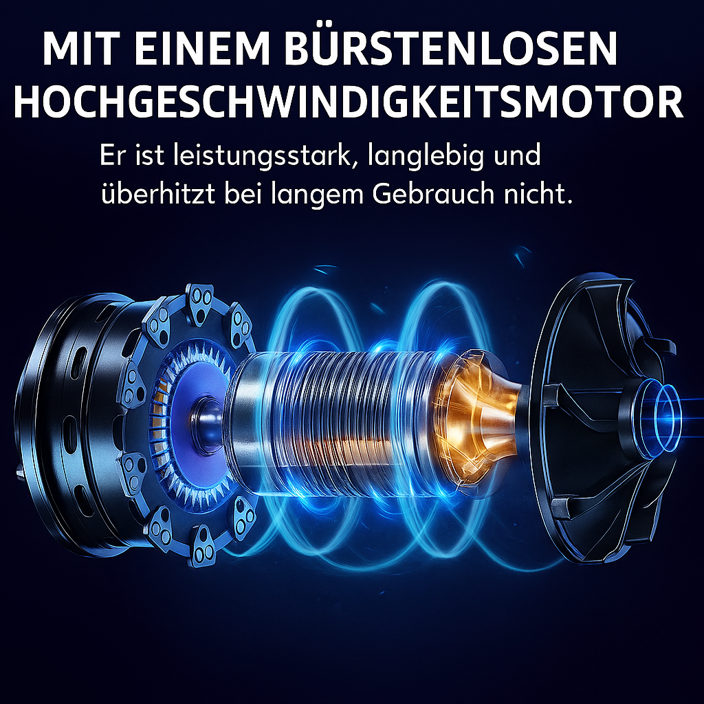 Aeroquix™ | Reinigt jede Oberfläche in Sekundenschnelle und ohne Anstrengung