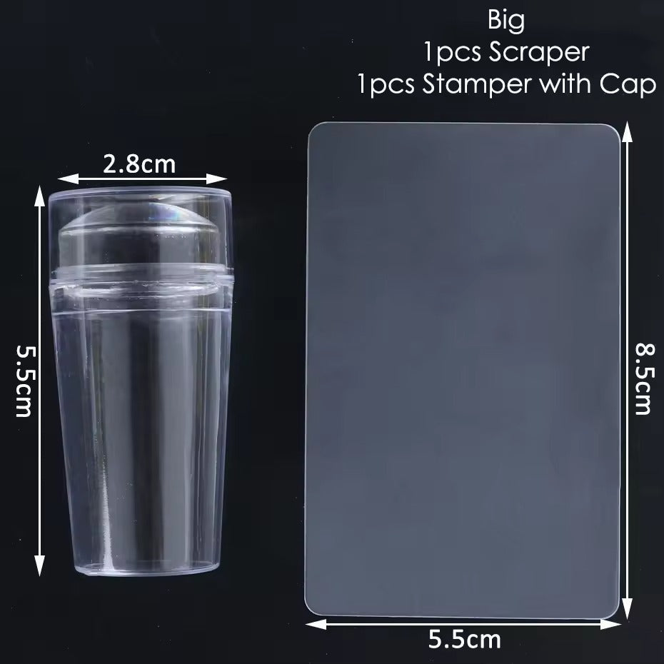 TrendyNail™ - Klarer Gelee-Nagelstempler (50% Rabatt)