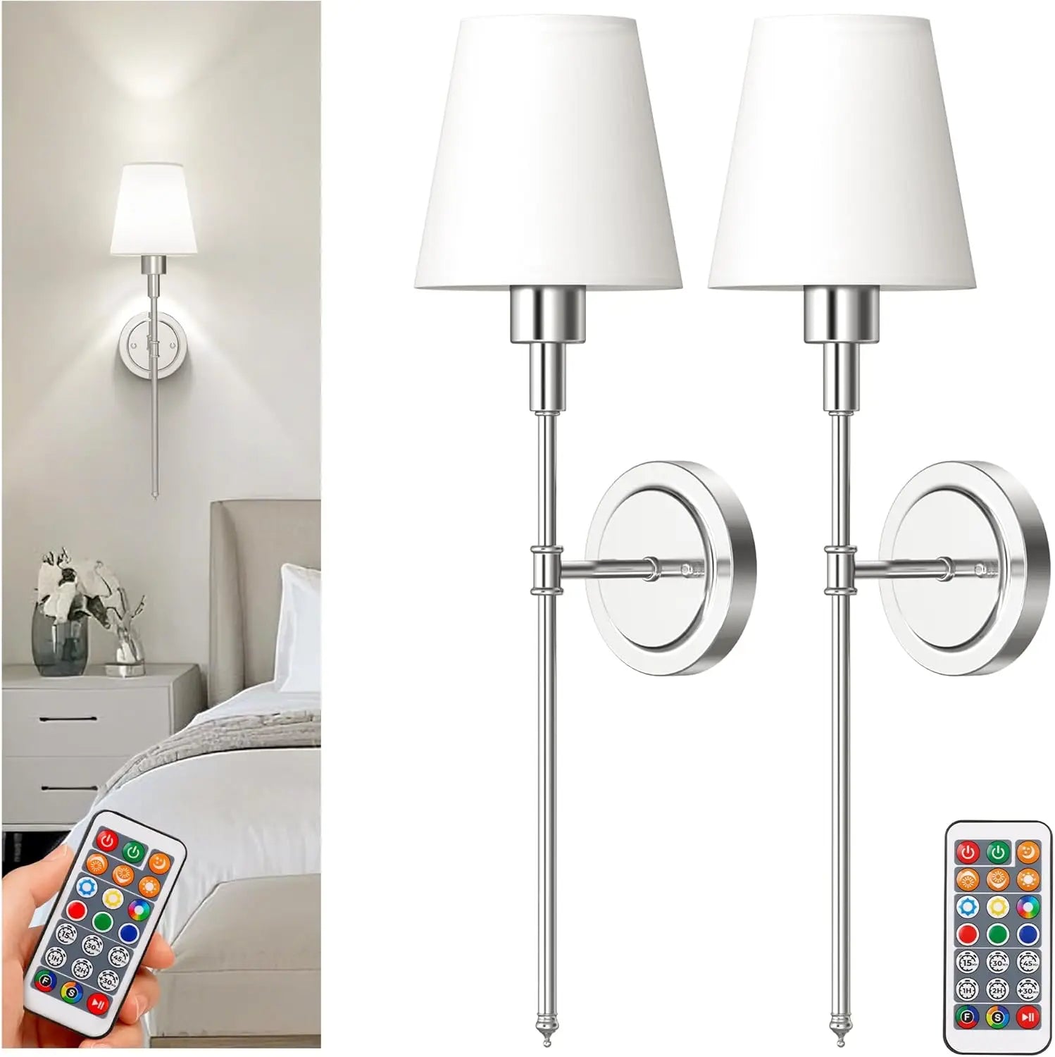 Virella™ - Verstellbare Wandleuchten mit Fernbedienung