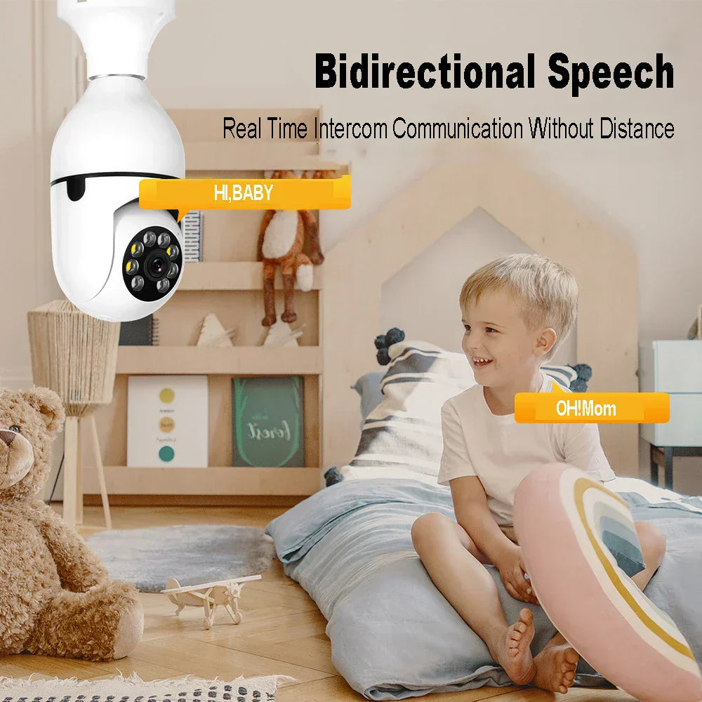 SecureVision™ - Drahtlose 360°-Nachtsicht-Sicherheitskamera (50% Rabatt)