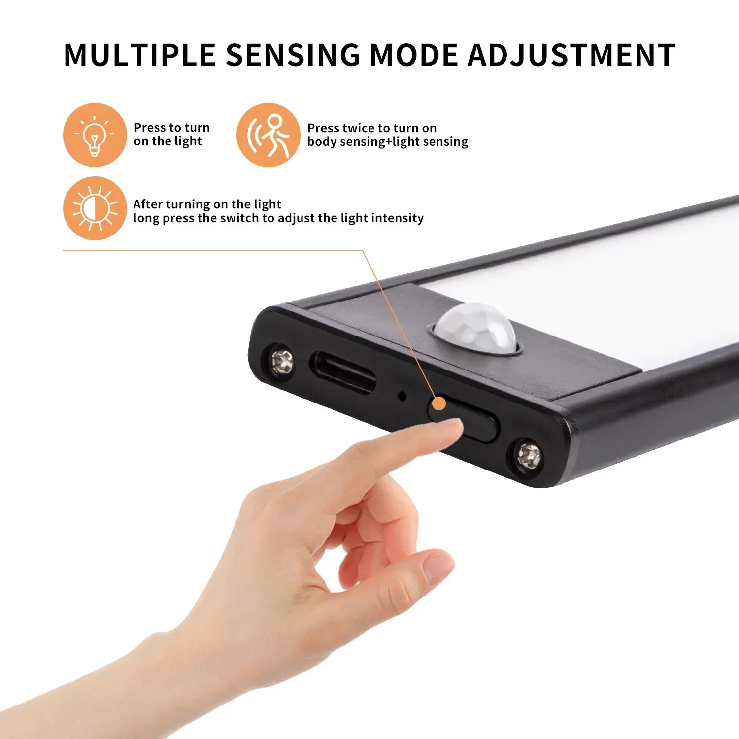 Lumvex™ - Wiederaufladbare USB-Bewegungsmelder-Leuchte