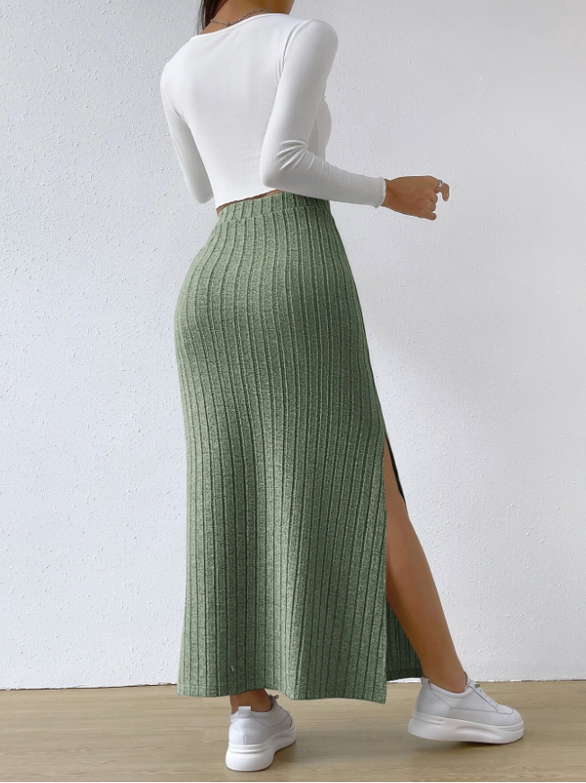 Anna™ – Rock mit geteiltem Oberschenkel und hoher Taille (50% Rabatt)