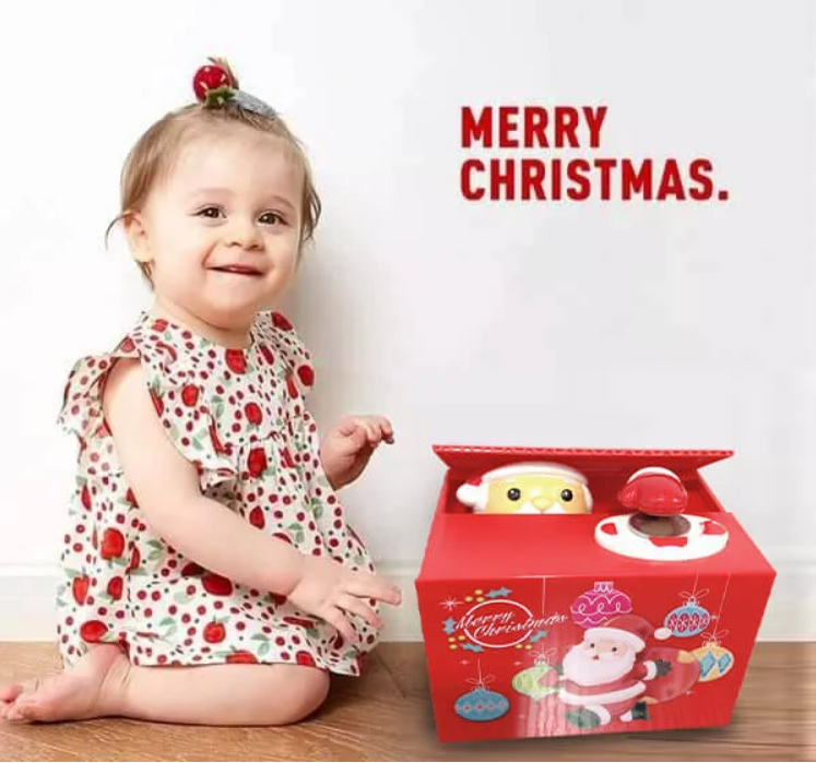 SantaCoinSaver™ - Pop-Up-Münzsparschwein (50% RABATT)