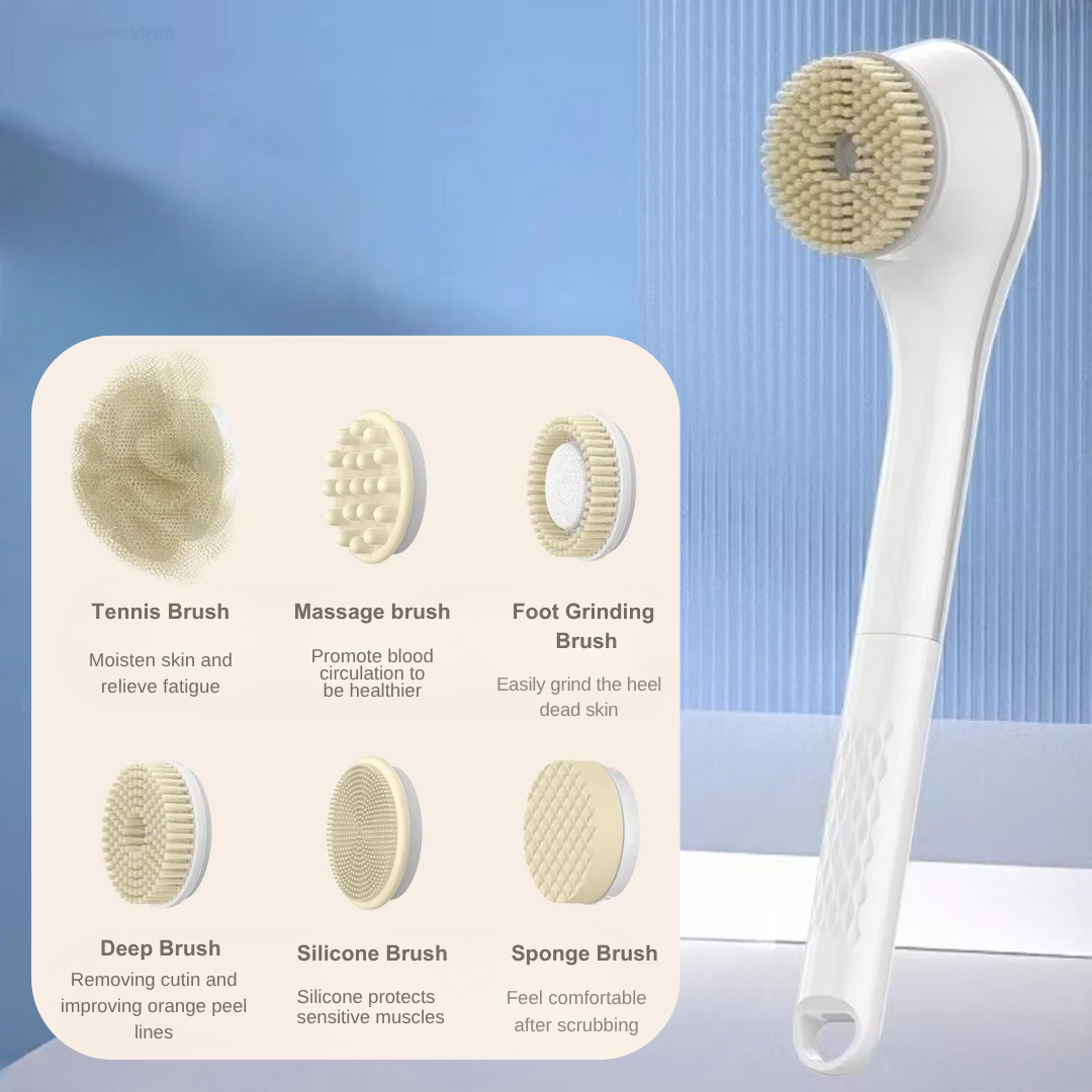 SensaGlow™ | Entfesseln Sie Ihre Frische mit unserer wasserdichten Silikon-Körperbürste