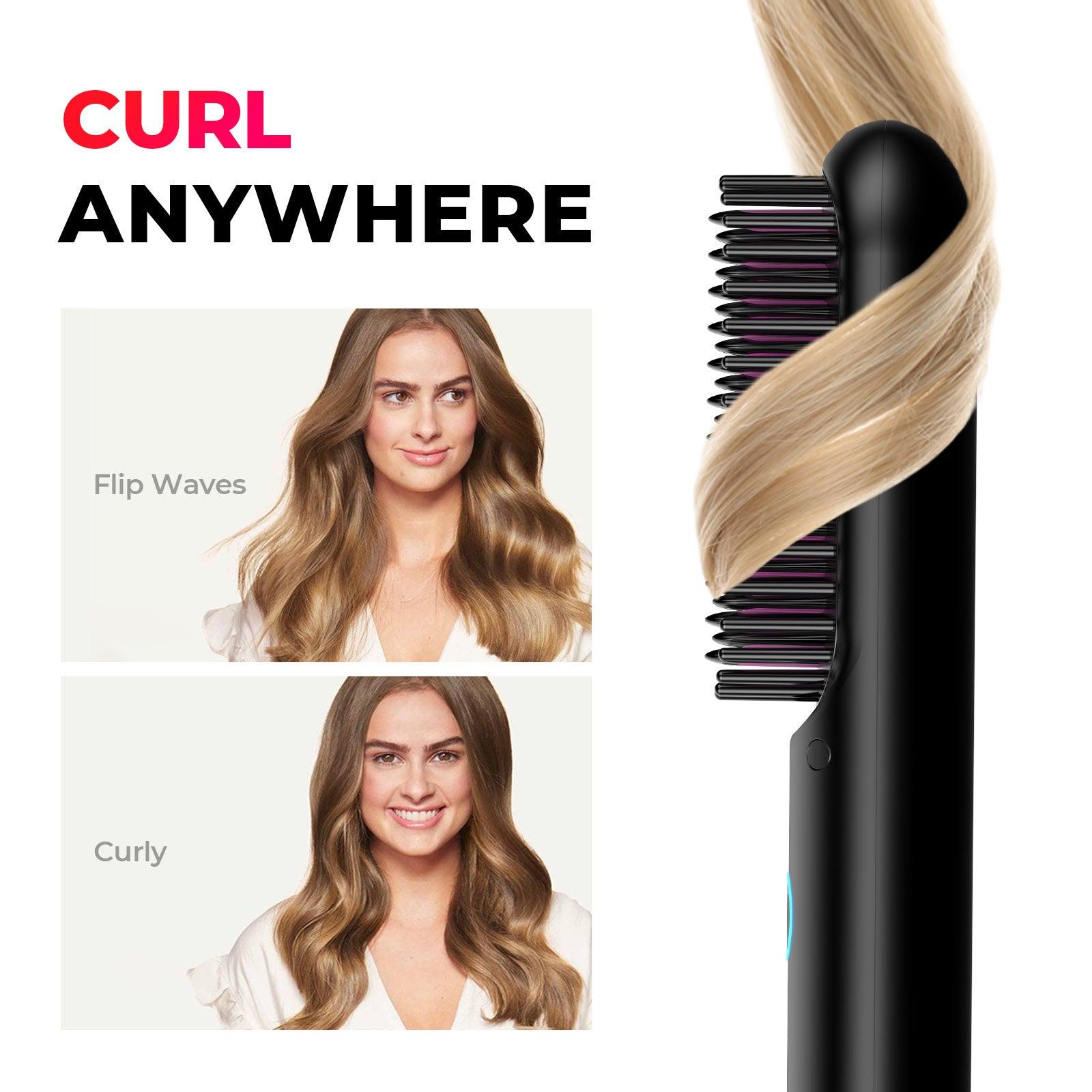 HairGlide™ - Kompakter Heißkamm für schnelles Nachbessern (50% Rabatt)