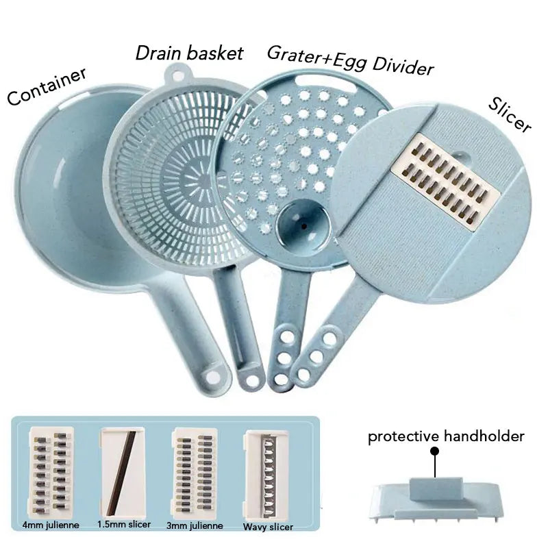 MultiSlicer™ - 8 in 1 Multifunktions-Gemüseschneider (50% RABATT)