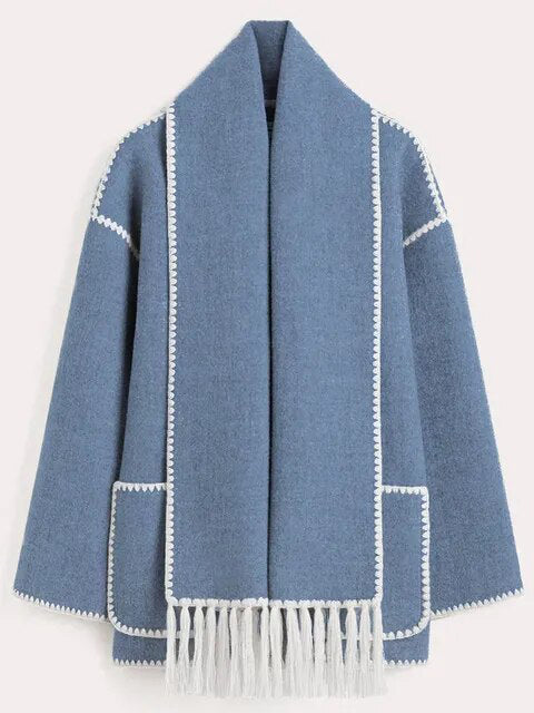 Eleanor™ - Kontrastjacke mit Schalbesatz (50% Rabatt)