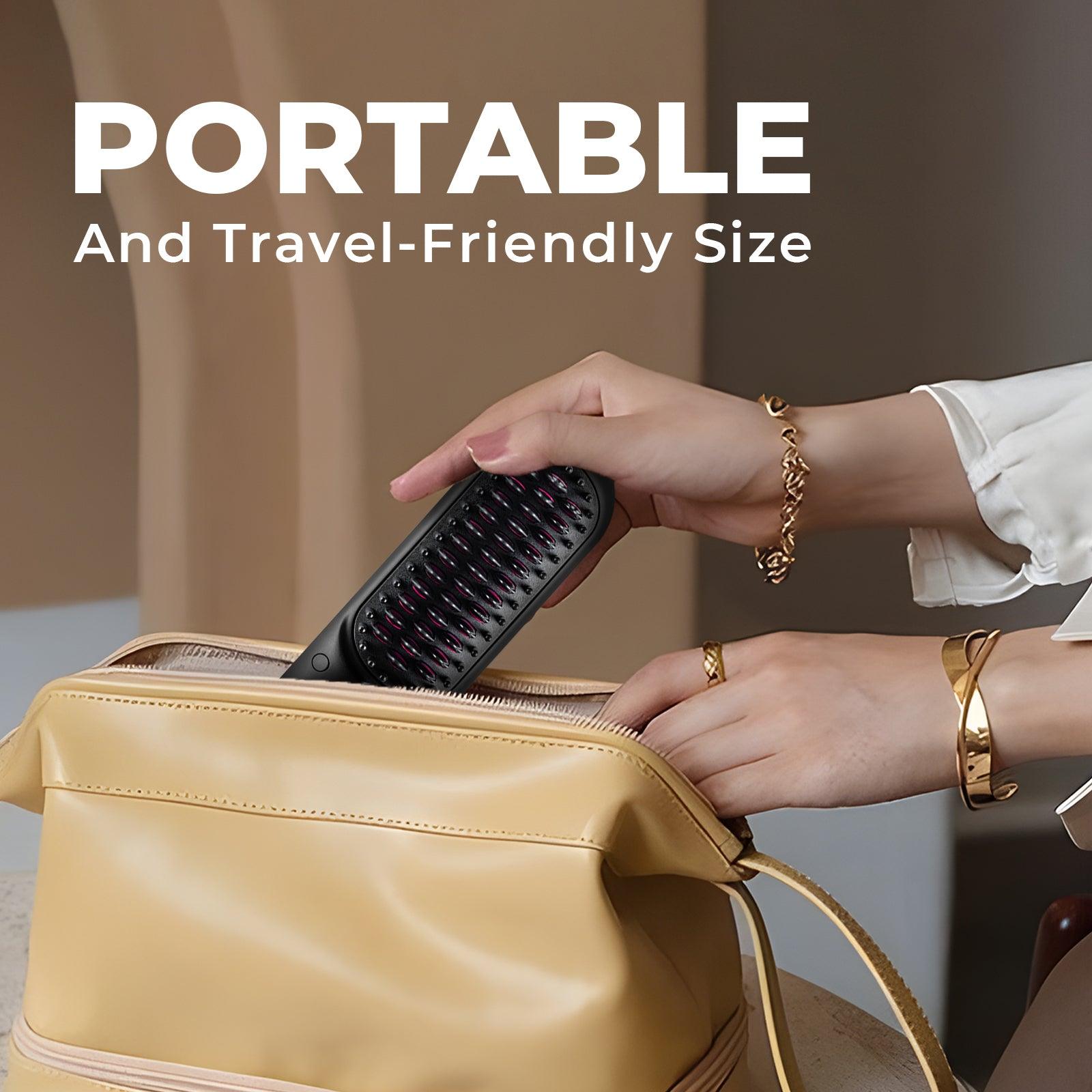 HairGlide™ - Kompakter Heißkamm für schnelles Nachbessern (50% Rabatt)