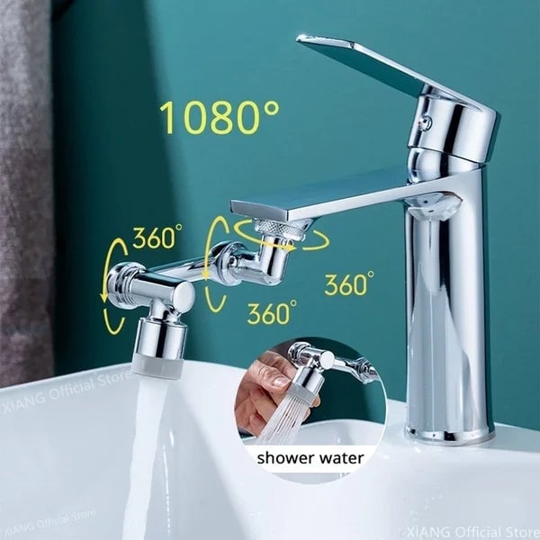 AquaTwist™ - Drehbarer 1080° Roboterarm Wasserhahn (50% RABATT)
