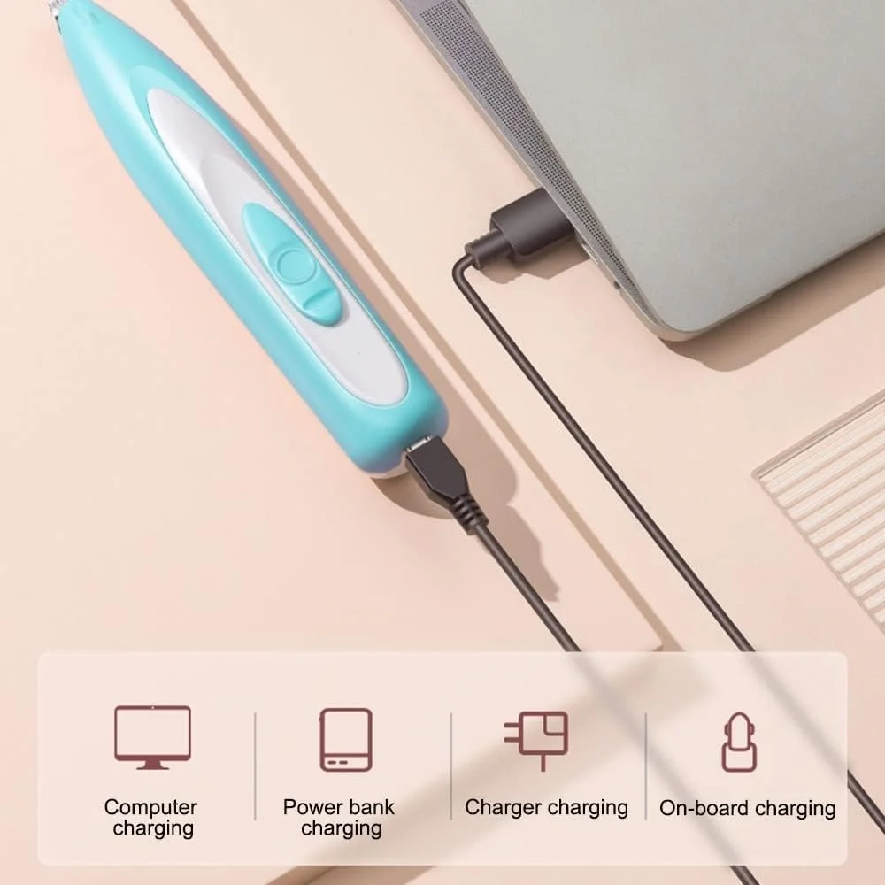 PawShine™ | Präzisions-Haustierpflege mit LED-Genauigkeit und kabelloser Flexibilität