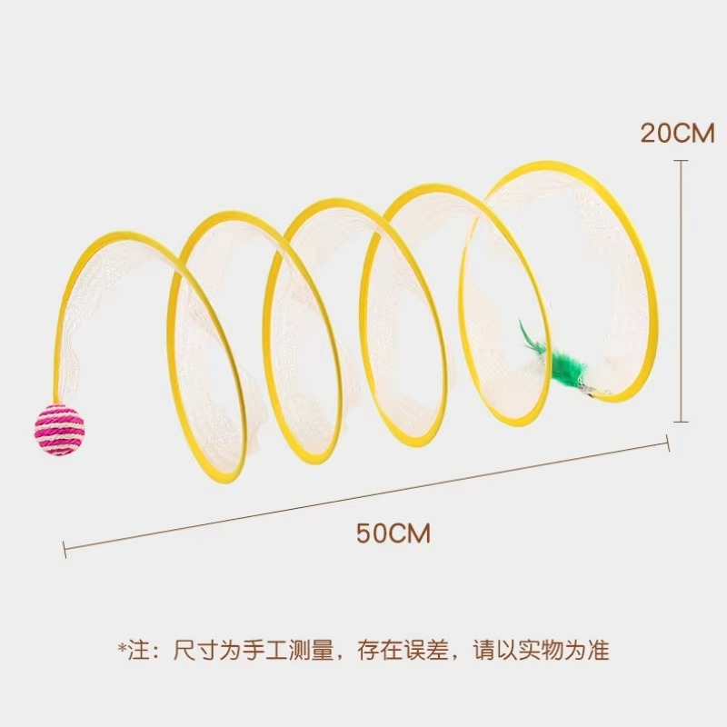 PurrJoy™ | Faltbarer Spaß mit interaktiven Bällen und Knistergeräuschen für verspielte Kätzchen
