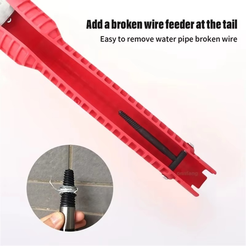 WrenchMax™ | Anti-Rutsch-Griff für die einfache Installation von Wasserhähnen und Schmutzfängern