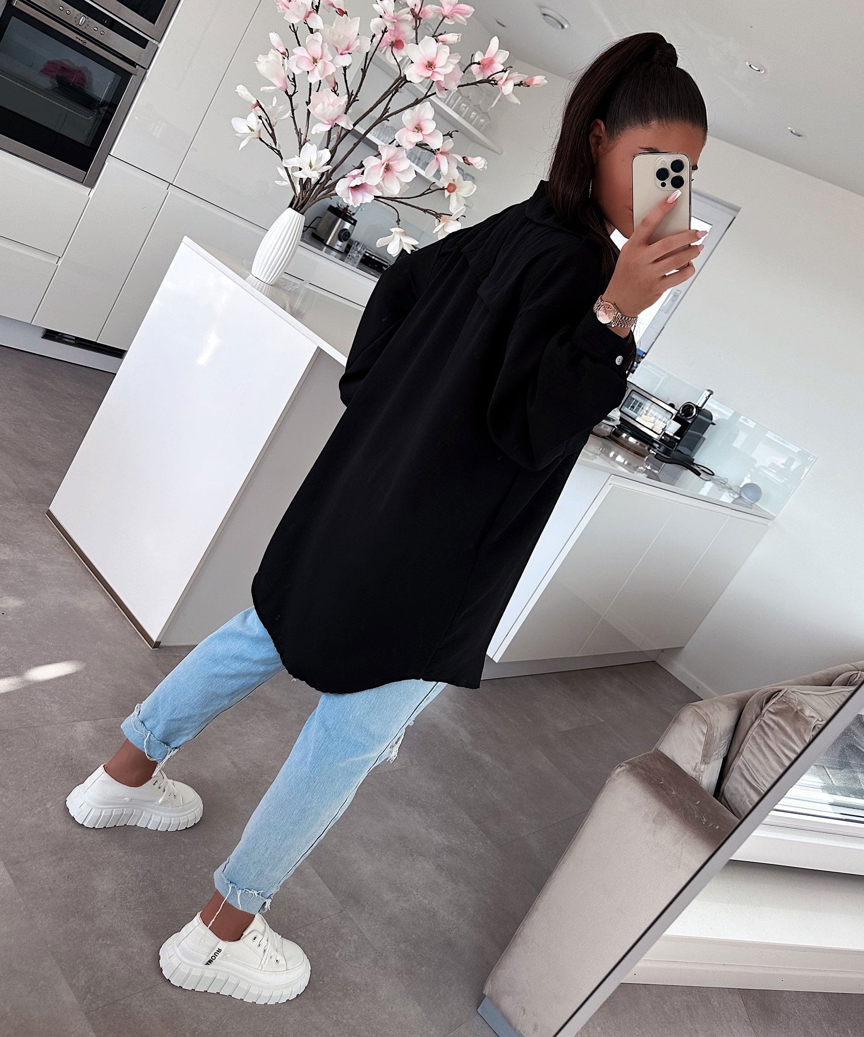 Bluse Luciana Schwarz