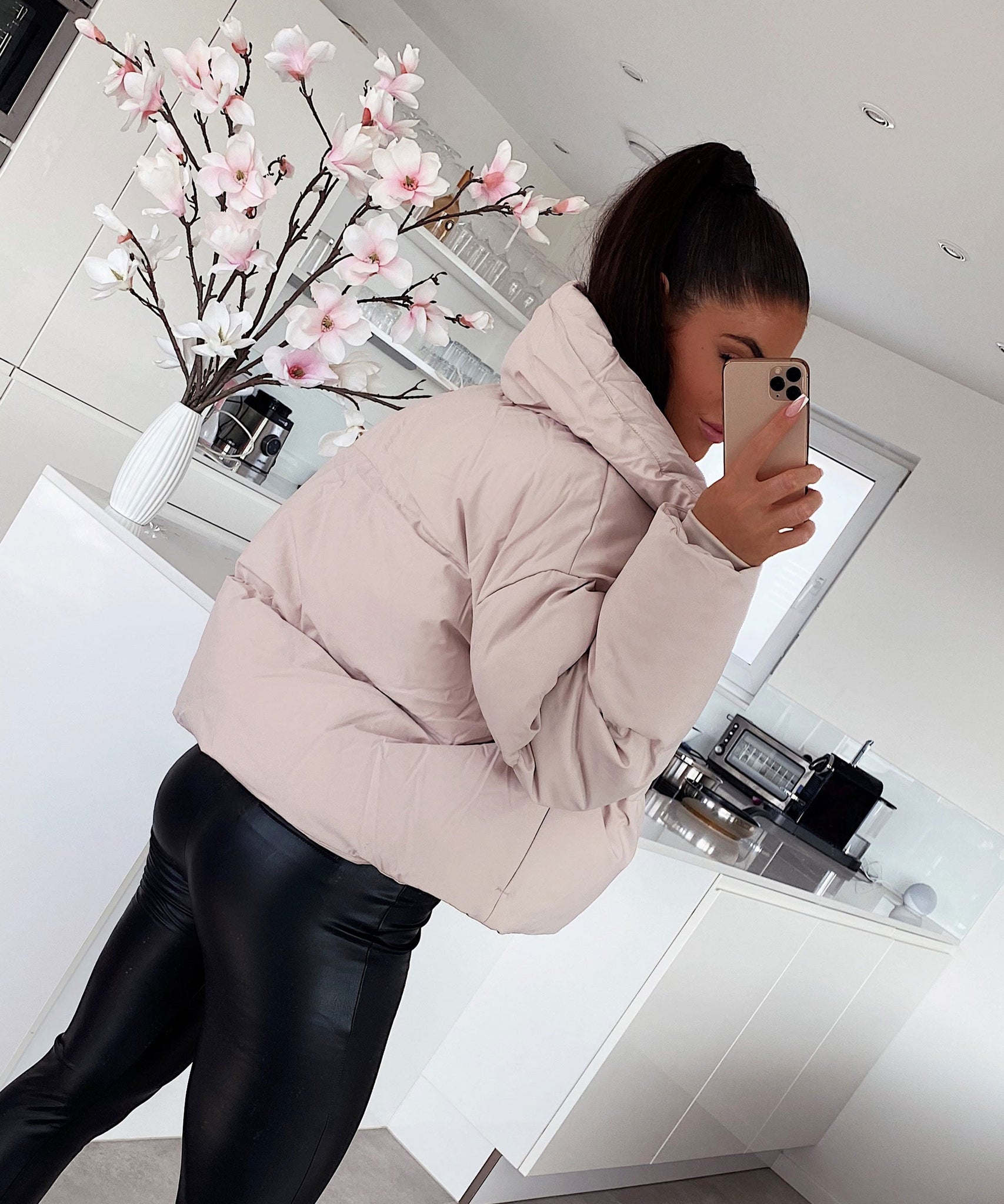 Winterjacke Iris Hellbeige