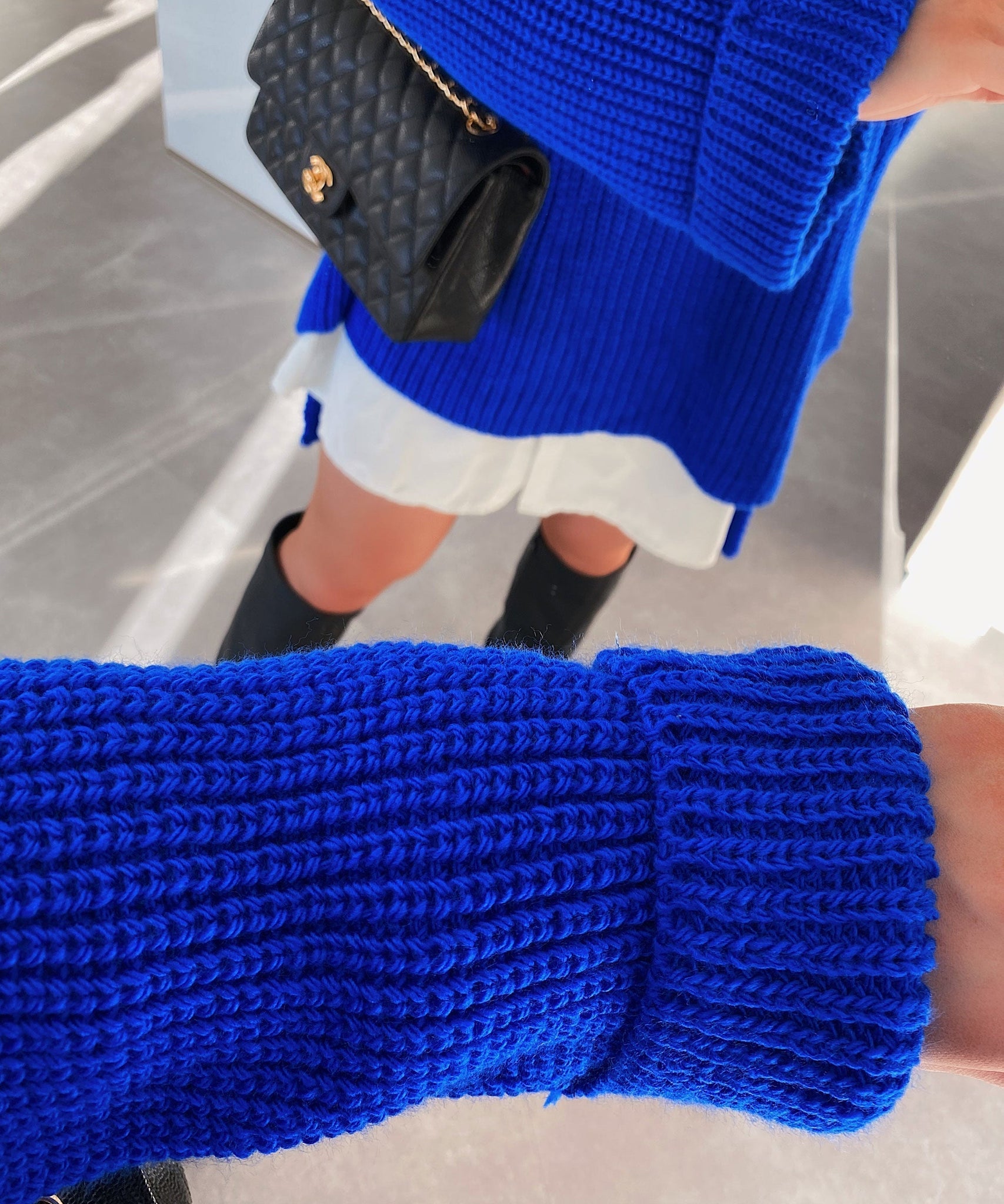 Oversize Pullover Elsa Royalblau