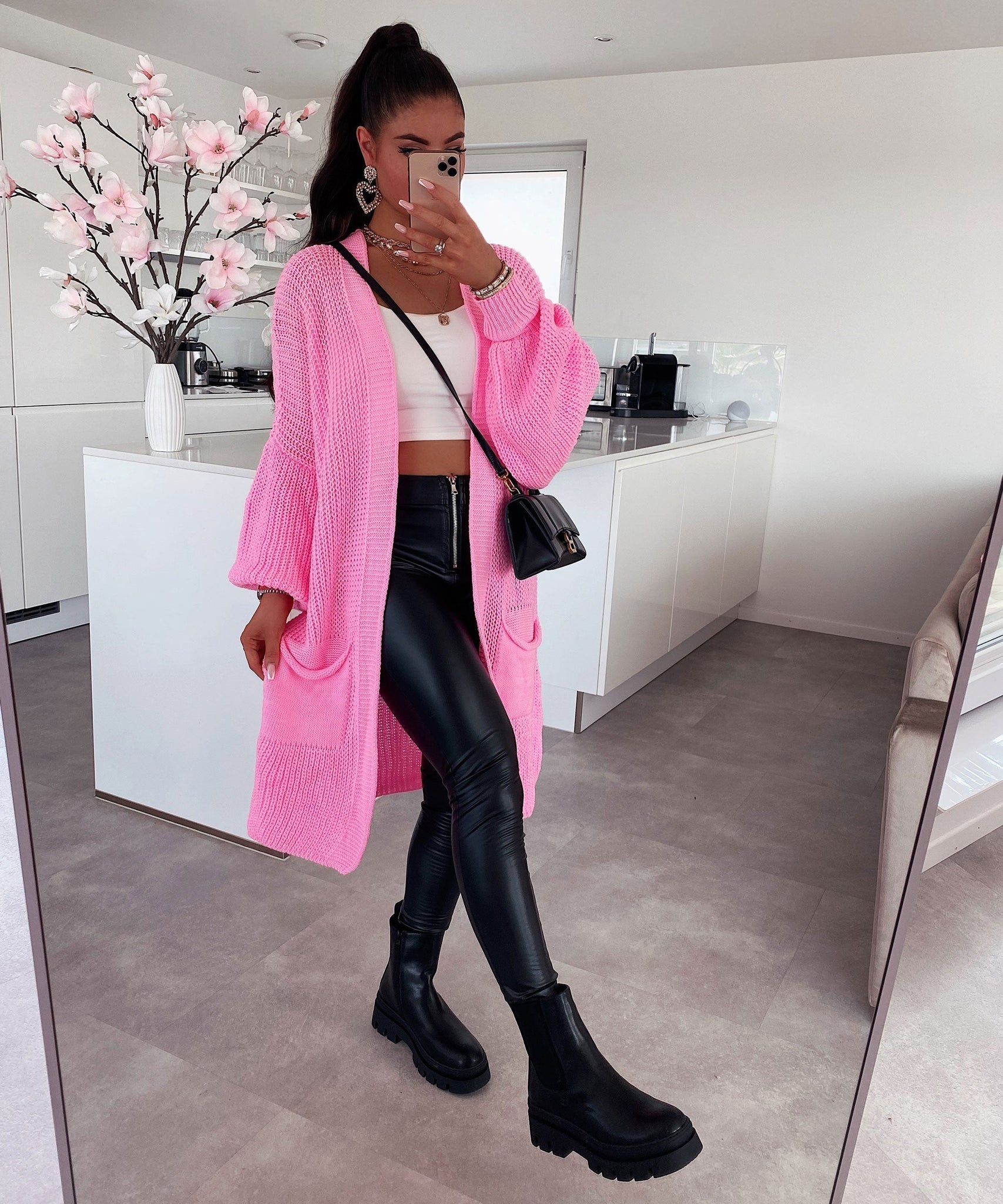 Cardigan Leilani Kurz Hellpink