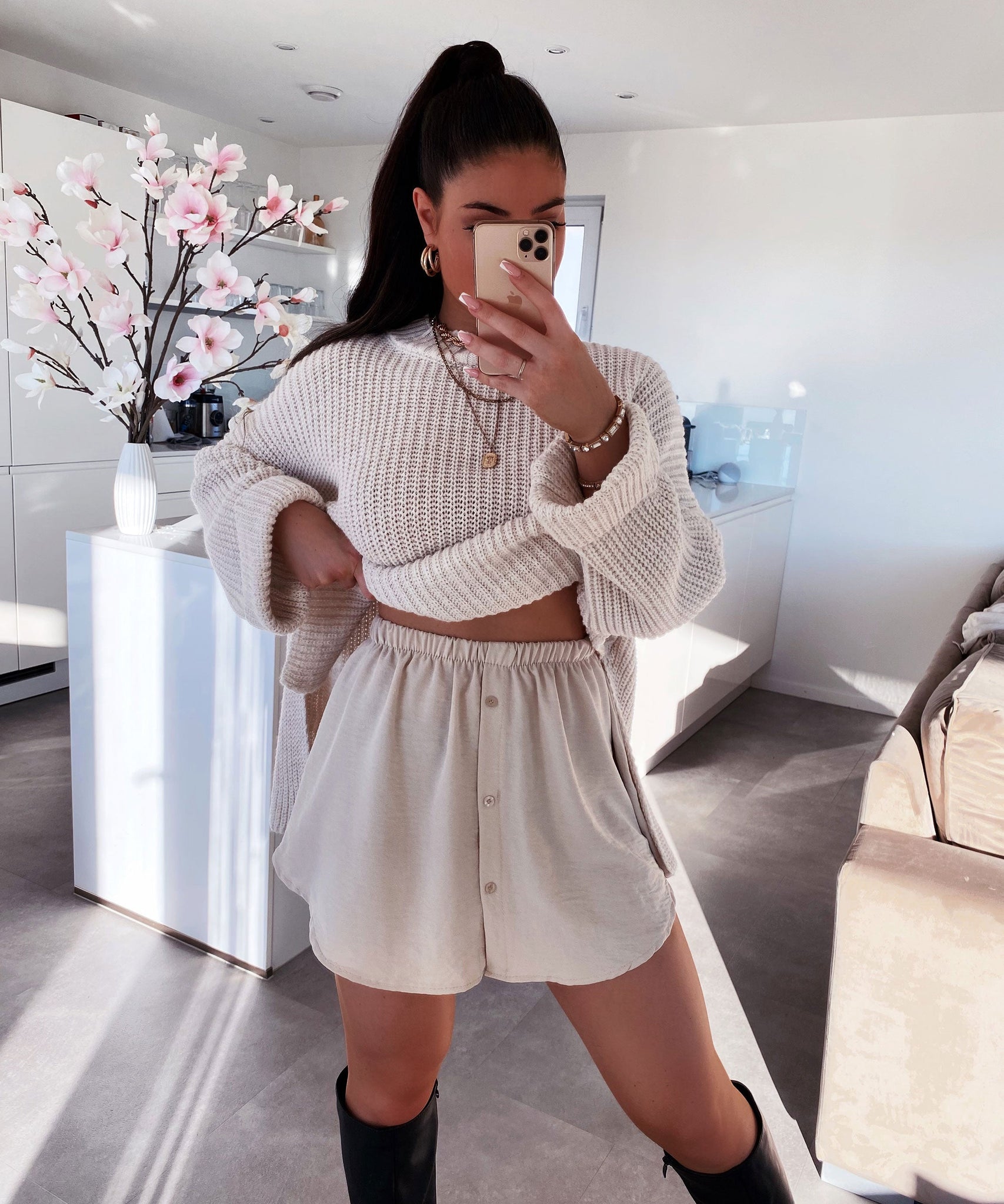 Blusenrock Marta Beige