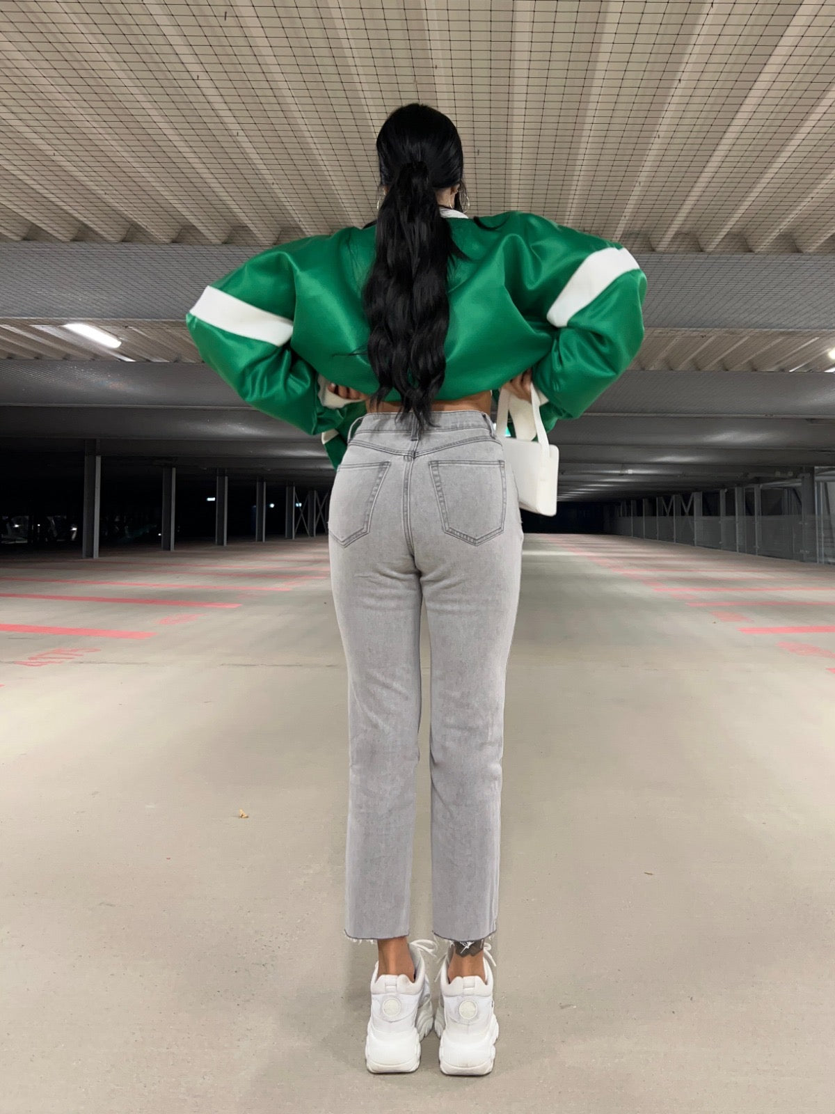 Mum Jeans Sol Hellgrau