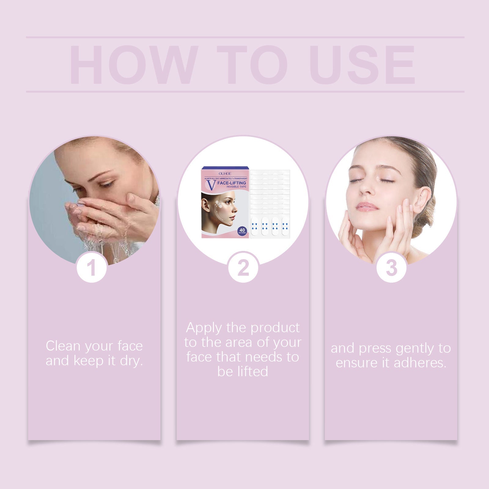 Vellora™ - Unsichtbares Lifting-Band für Gesicht und Hals