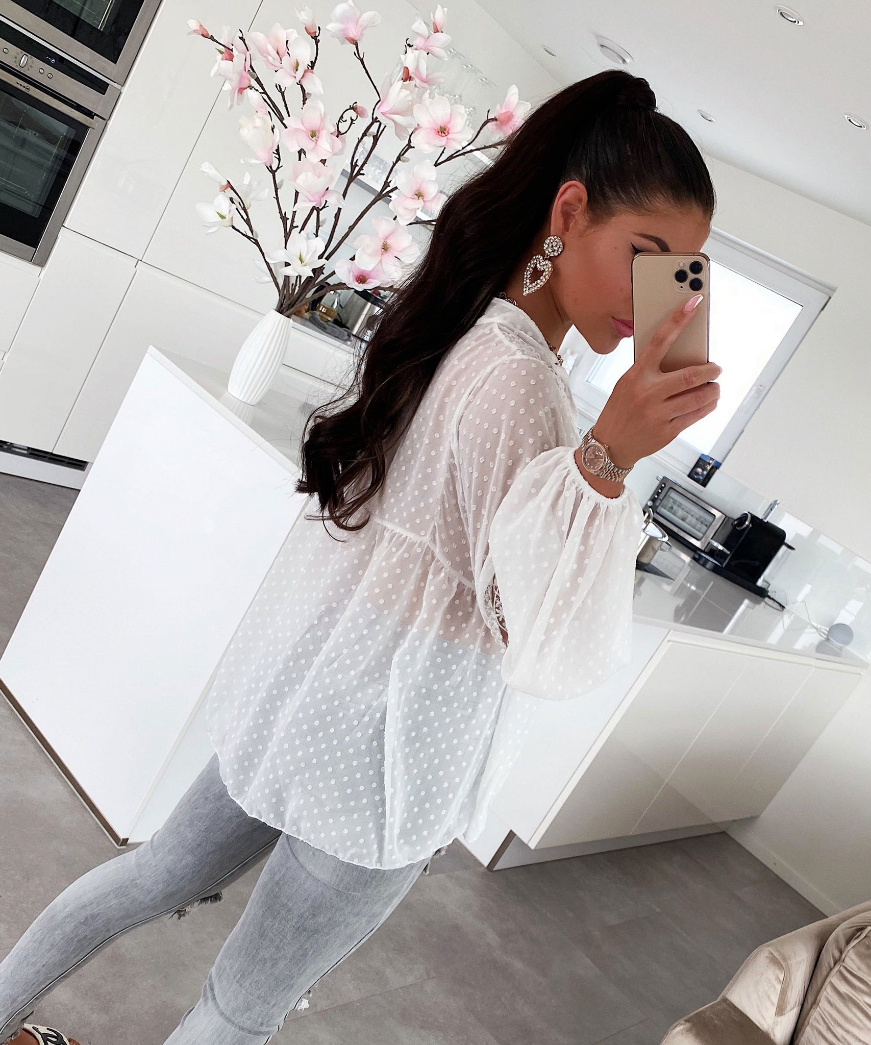 Bluse Paula Weiß NEU